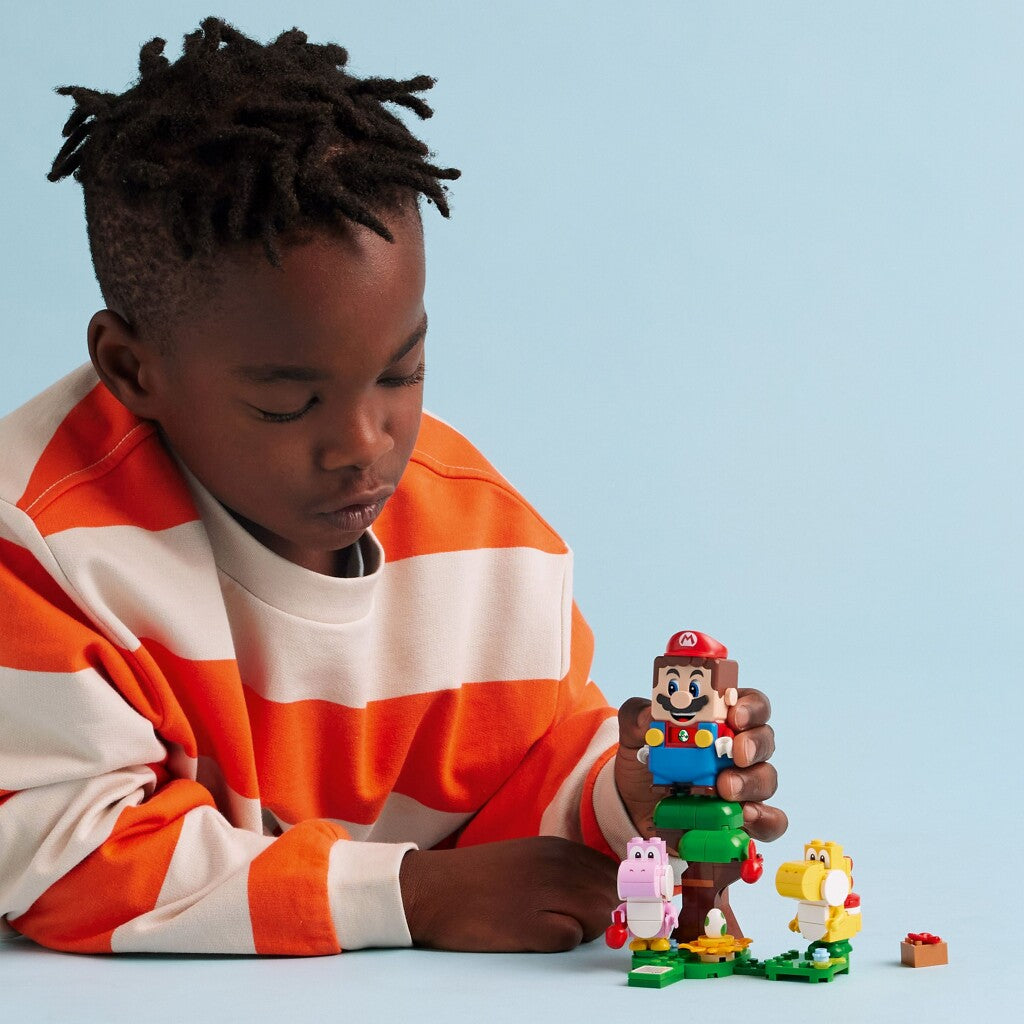 Lego 71428 L'œuf de Super Mario Yoshi, l'excellente forêt