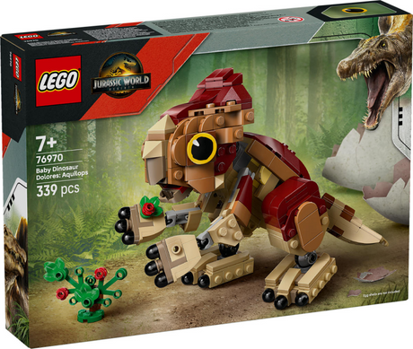 Lego ® Jurassic World Bébé dinosaure Dolores : Ensemble de jouets Aquilops - 76970