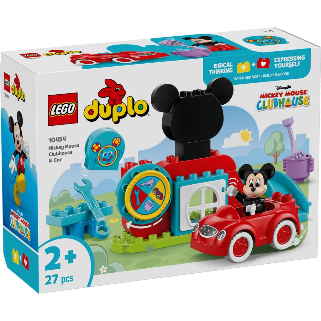 Lego Duplo 10454 Le club-house et la voiture de Disney Mickey Mouse