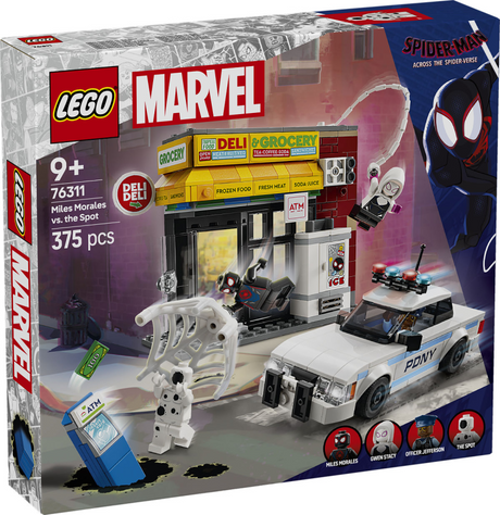 Lego super heros 76311 spider-verse : miles moraux contre la moquerie
