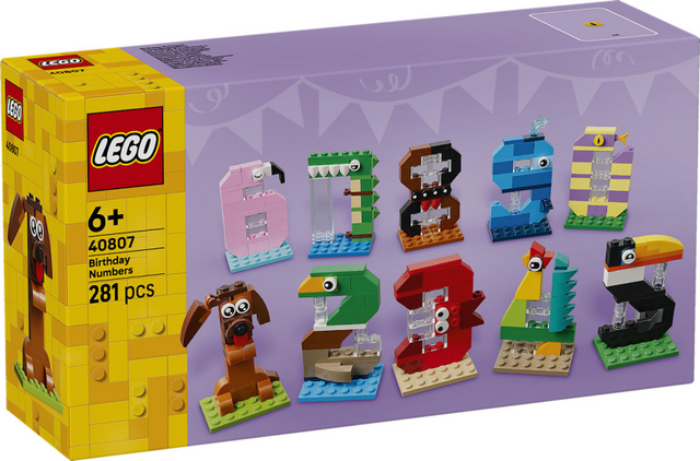 Lego classic 40807 - figurines d'anniversaire