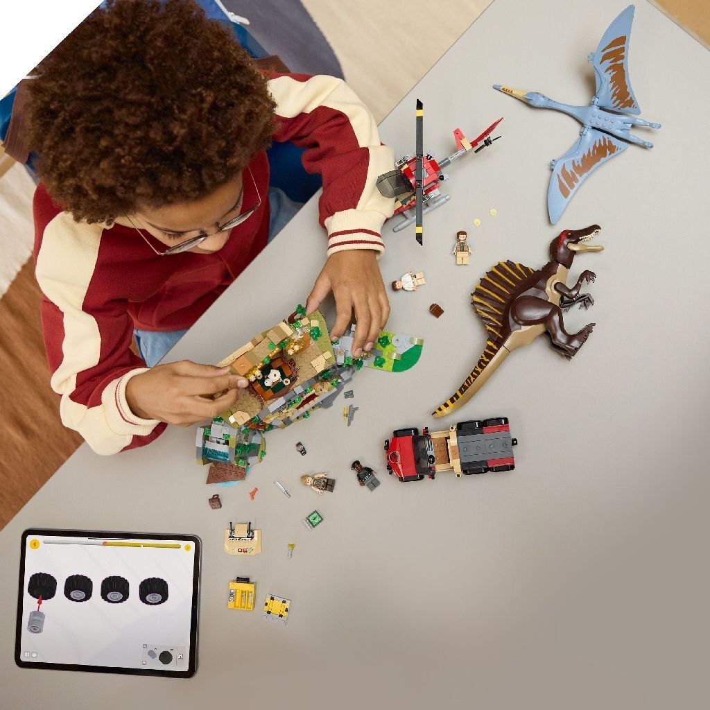 Lego Jurassic World 76976 Mission aérienne Spinosaurus et Quetzalcoatlus