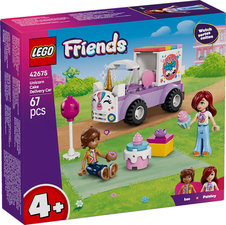 Lego Friends 42675 Voiture de livraison de gâteau licorne