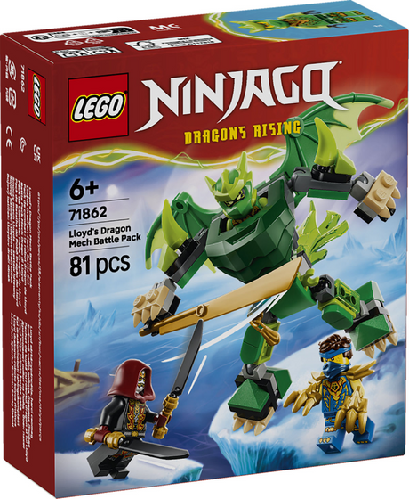 Lego Ninjago 71862 Pack de combat du robot dragon Lloyd's