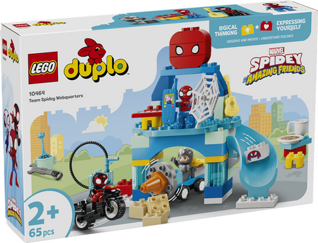 Lego Duplo ǀ Marvel Team Spidey Quartier général kit de construction pour enfants et décoration 10464