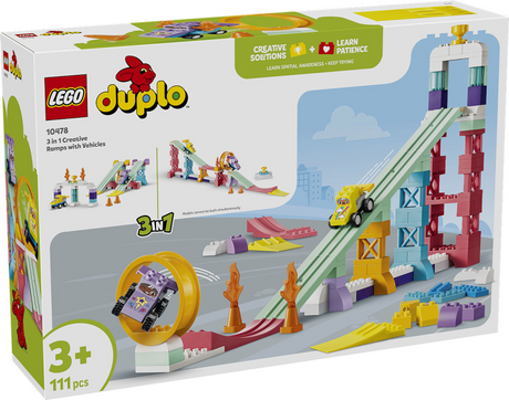 Lego Duplo 10478 Rampes créatives 3 en 1 avec véhicules