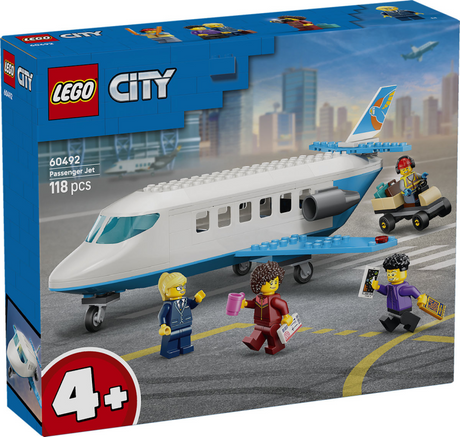Jouet avion avion de ligne Lego City pour enfants de 4 ans et plus 60492