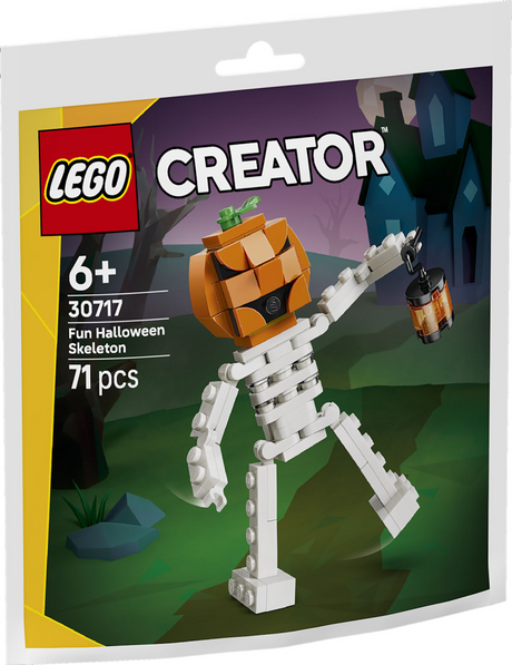 Sac d'impulsion Lego - squelette Halloween amusant