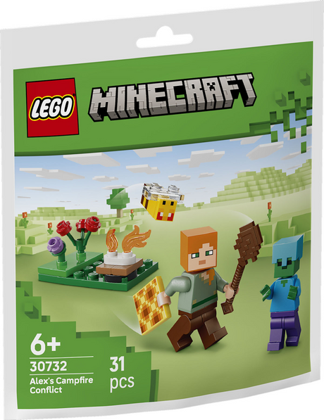 Lego minecraft 30732 Alex et la bataille au feu de camp