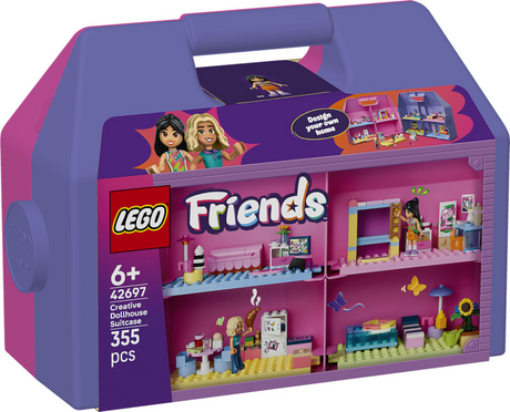 Lego amis maison de poupée créative valise maison de poupée avec poupées jouets pour enfants 42697