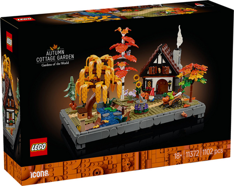 Lego icônes 11372 jardin d'automne avec chalet
