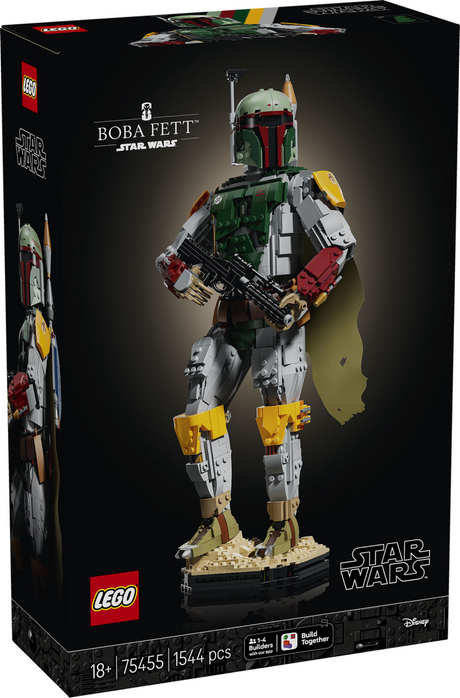 Lego star wars boba fett bouwpakket voor volwassenen en decoratie 75455