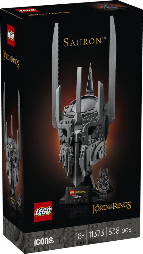 Icônes Lego 11373 le seigneur des anneaux : le casque de Sauron