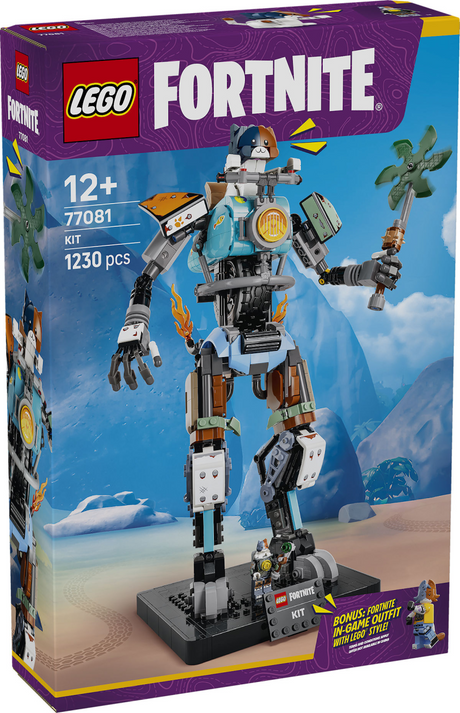 Kit de construction de jeu Lego fortnite pour enfants et décoration de chambre 77081