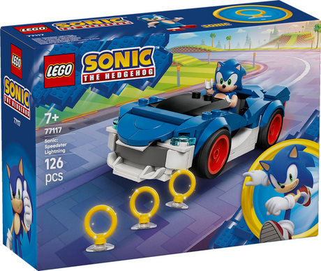 Lego Sonic le hérisson 77117 Sonic Car : Speed Star Lightning