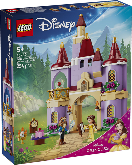 Lego ǀ disney princesse le château enchanté de la belle et la bête kit de construction pour enfants 43289