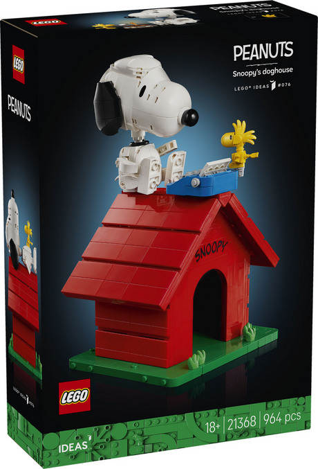 Idées Lego - cacahuètes : la niche de Snoopy - 21368