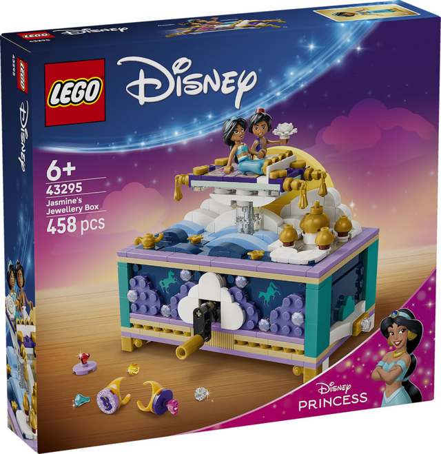 Lego ǀ disney princesse jasmines boîte à bijoux jouet à construire pour enfants 43295