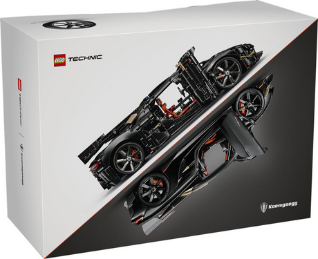 Lego ® technic koenigsegg sadair's spear megacar - technische bouwset voor volwassenen - 42232