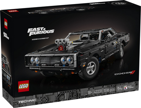 Lego Technic Fast and Furious Dodge Charger R T Kit de construction de voiture pour adultes 42231
