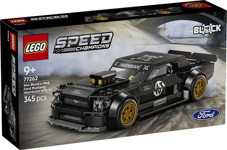 Lego Speed Champions Ken Blocks '65 Ford Mustang Hoonicorn V1 Kit de construction de voiture pour enfants 77262