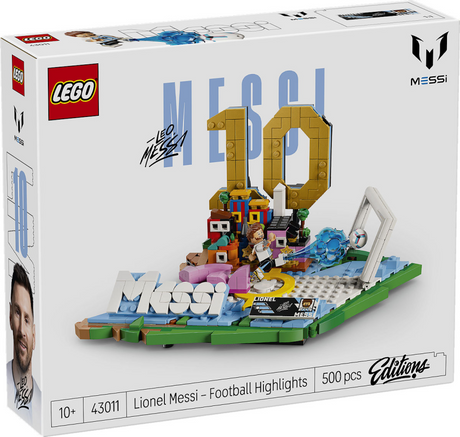 Lego editions lionel messi - Kit de construction et décoration de chambre d'enfant - Points forts du football - 43011