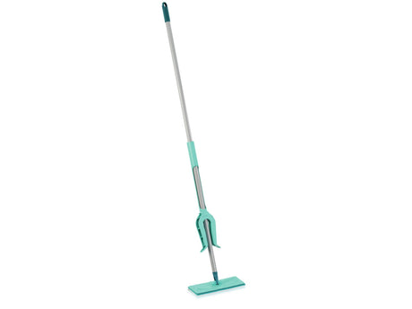 Leifheit picobello essuie-sol s micro duo avec manche - largeur d'essuyage 27 cm - turquoise - gris