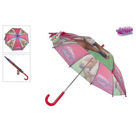 Parapluie enfant amis des chevaux