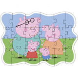 Puzzle famille Peppa Pig. 24 pièces. 3+