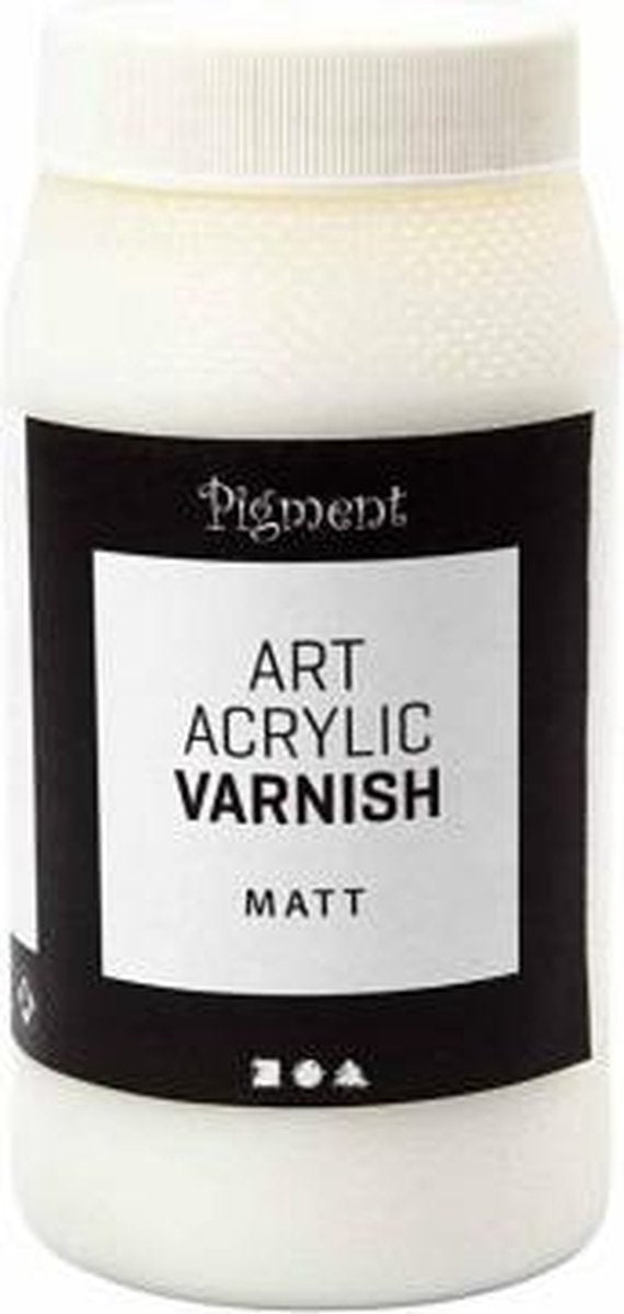 Vernis acrylique Creativ company art, transparent mat, blanc, 500 ml 1 boîte