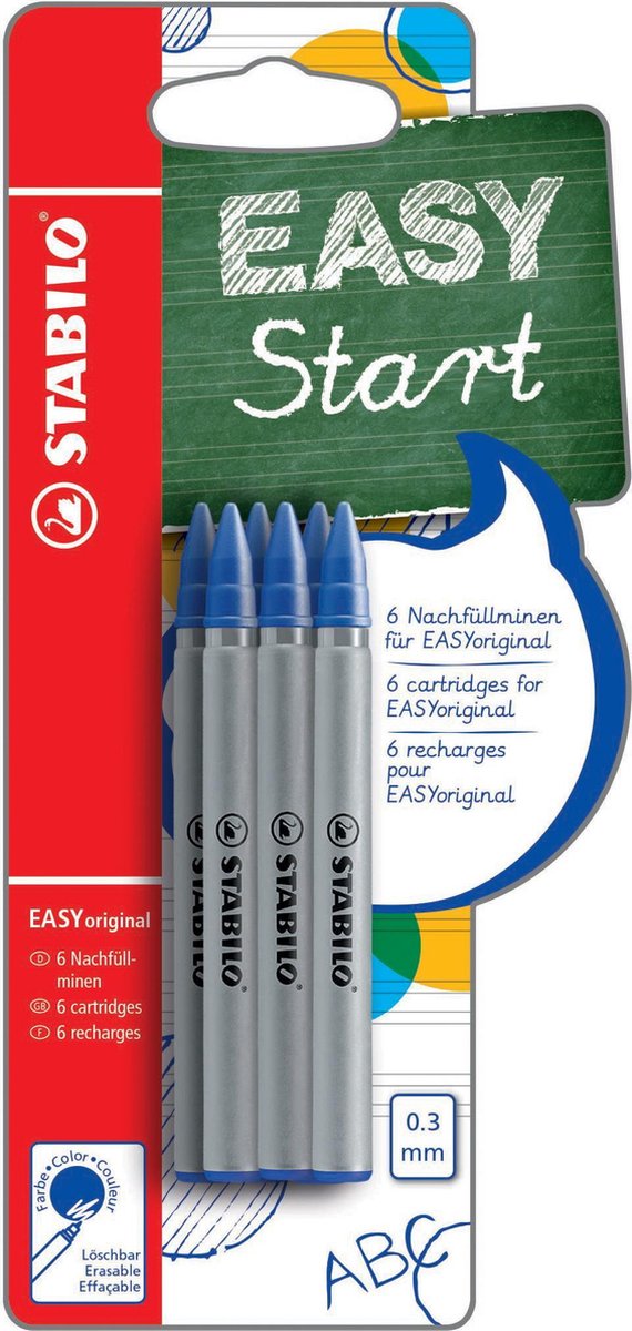 Recharge originale Stabilo easy bleu
