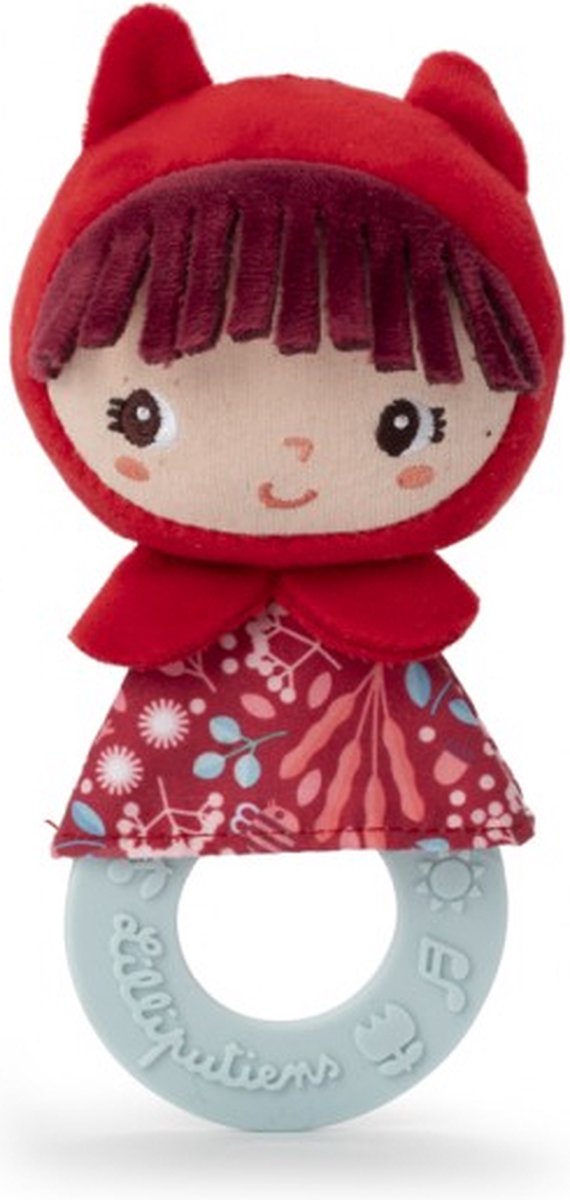 Lilliputiens - hochet à anneau de dentition - Le Petit Chaperon Rouge