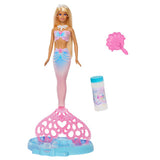 Barbie sirène scintillante avec des bulles