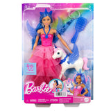 Barbie 65 ans une touche de magie - poupée licorne - poupée