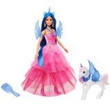 Barbie 65 ans une touche de magie - poupée licorne - poupée