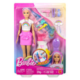 Barbie fabuleux jeu de cheveux scintillants arc-en-ciel