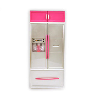 Réfrigérateur de jeu de cuisine Fleur - jouets de cuisine - fonctions réalistes - design réaliste