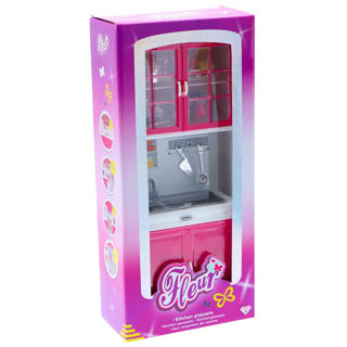 Ensemble de jeu de cuisine Fleur - jouet réaliste avec évier et placards - 5716392