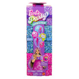 Barbie dévoile une poupée courbée rose glam déballée lors d'une fête