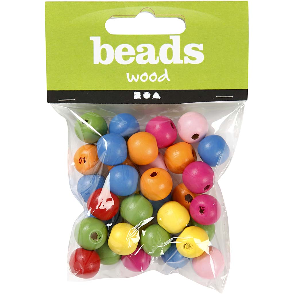Société créative https: www.ccobby.nl wooden-beads-d-12-mm-hole-size-2-5-3-mm-ca-40-div-diverse-colours-22-gr-1-box