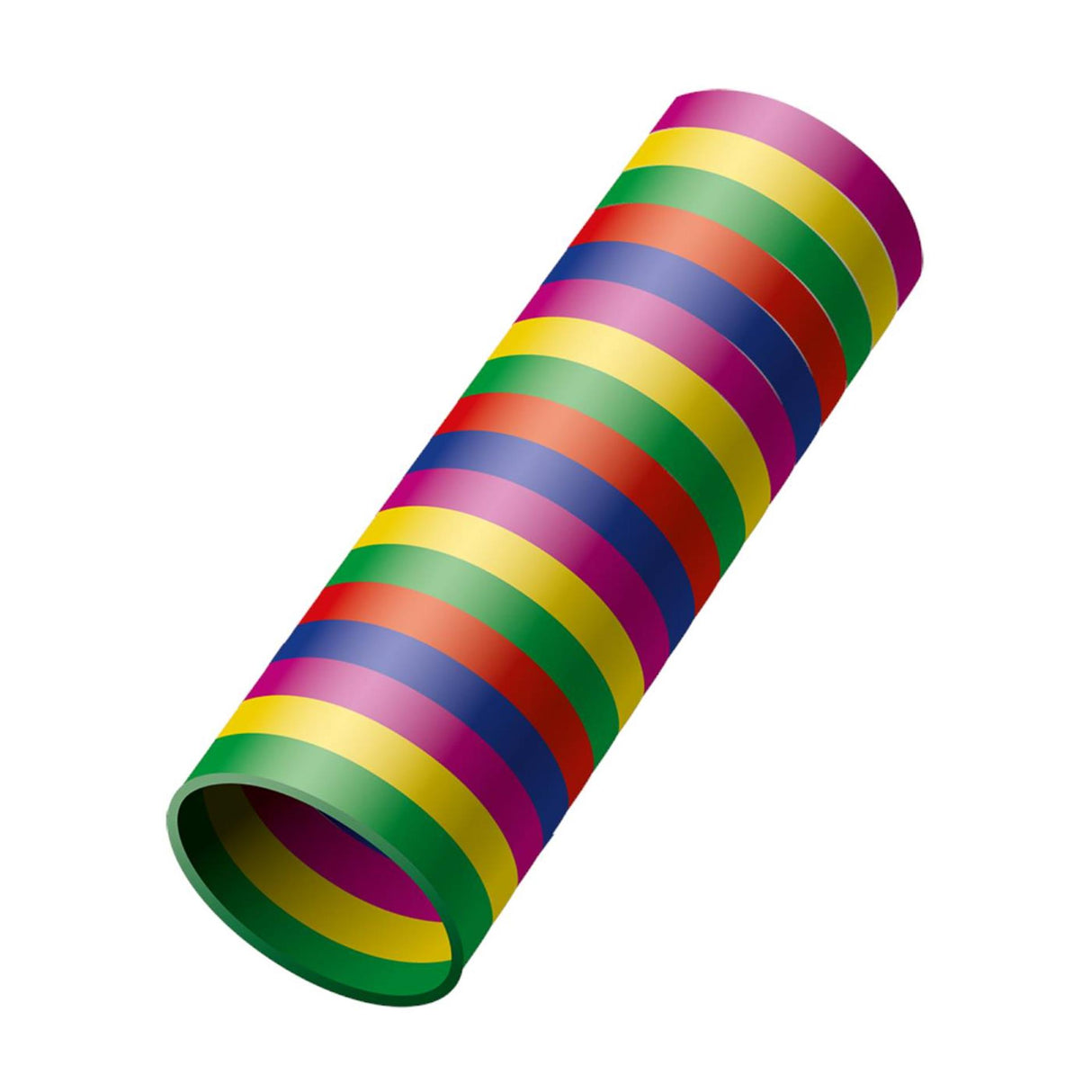 Globos serpentines 5 couleurs mélangées rouleau de 4m