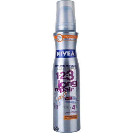 Nivea mousse coiffante 1-2-3 réparation longue 4 150ml
