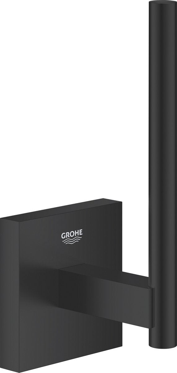 Grohe quickfix start cube porte-rouleau de papier toilette de rechange - noir mat