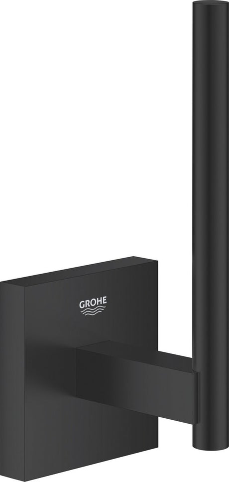 Grohe quickfix start cube porte-rouleau de papier toilette de rechange - noir mat