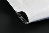 Tissu de fond étudiant 2,7x5 m blanc noir