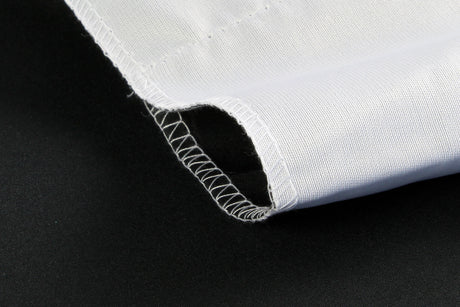 Tissu de fond étudiant 2,7x5 m blanc noir