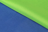 Tissu de fond étudiant 2,7x5 m vert bleu