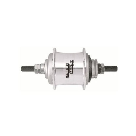 Gear Hub Sturmey Archer S -rf3 3 Vieds Vrijloop - 36 trous - argent