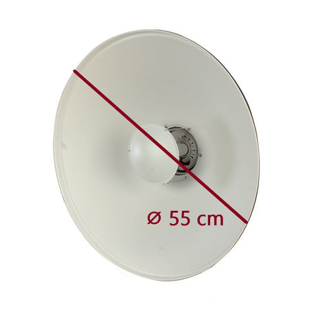 Plat de beauté Studioking blanc sk-bd550w 55 cm avec nid d'abeille