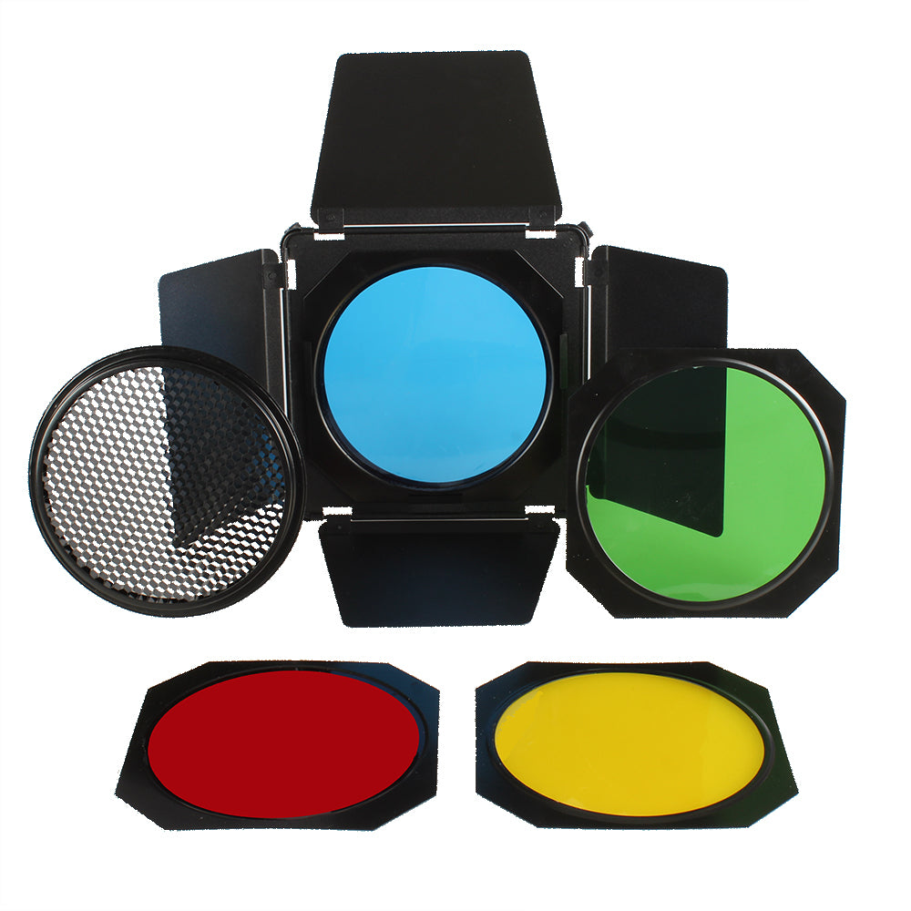 StudioKing Valve Set SK-BD18 avec filtres de couleur et nid d'abeille
